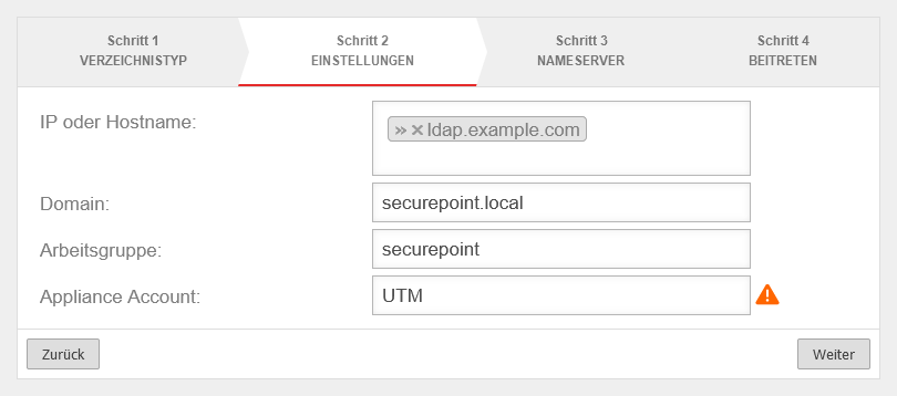 UTM v12.6 HTTP Proxy-Authentifizierung AD LDAP Assistent Schritt 2.png