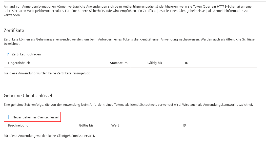 UMA v3.1 Azure AD Neuer Geheimer Clientschlüssel.png