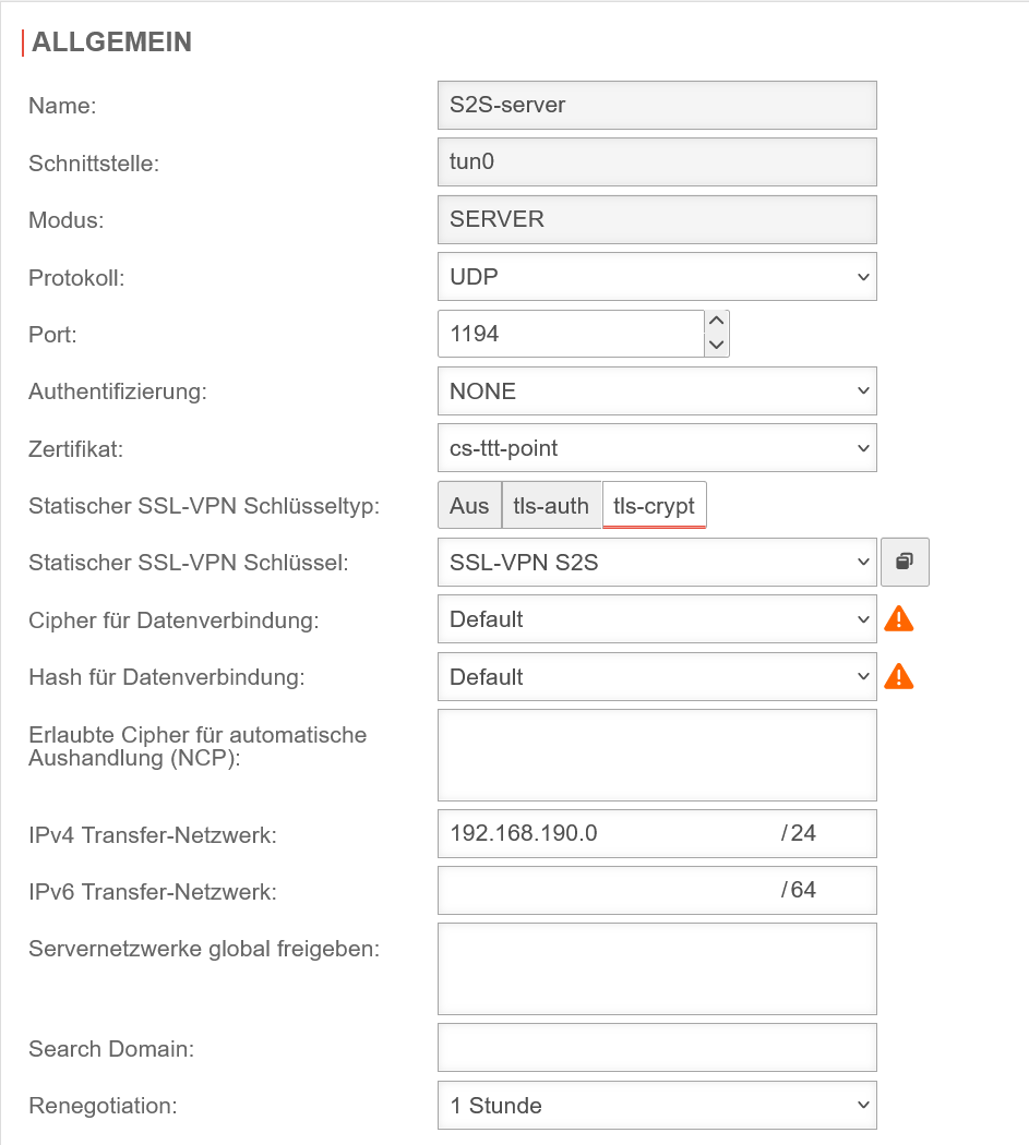 UTM v12.6.1 SSL-VPN S2S Server Allgemein.png