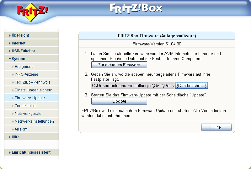 Fritz firmware start.png