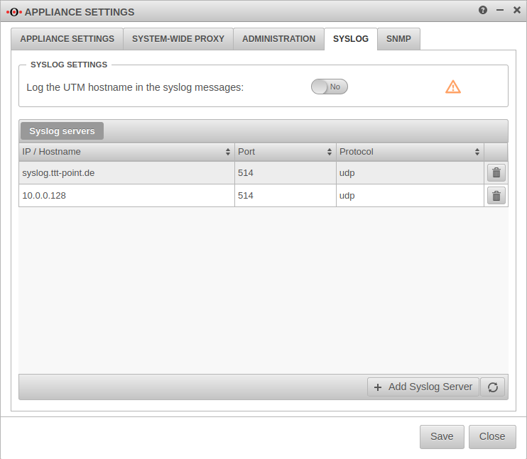 Datei:UTM v11.8.8 Servereinstellungen Syslog-en.png