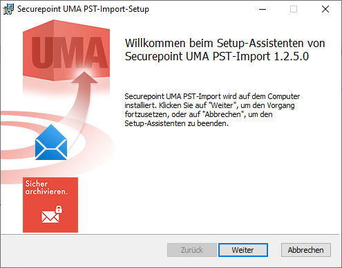 Datei:UMAv3.3 PST-Import-Tool Installation Schritt1.png