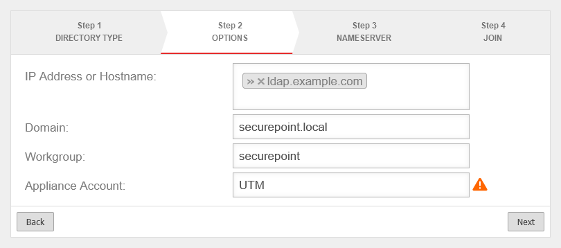 UTM v12.6 HTTP Proxy-Authentifizierung AD LDAP Assistent Schritt 2-en.png