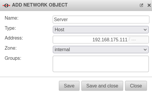 UTM v12.4 Firewall Portfilter Netzwerkobjekte Objekt hinzufügen interne IP-en.png