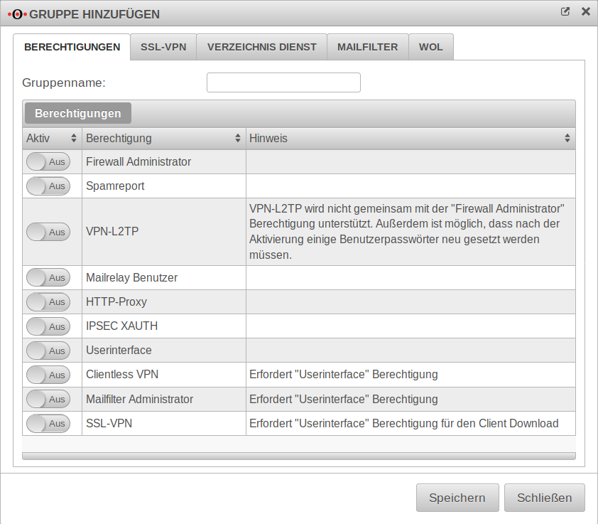 Datei:UTM v11-8 Authentifizierung Benutzer Gruppe-hinzufügen Berechtigungen.png