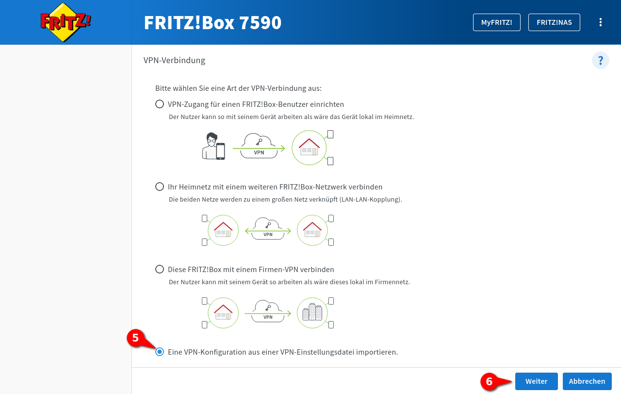 Datei:Fritzbox 7590 7.39-101676 Internet Freigaben VPN(IPSec) VPN-Verbindung.png