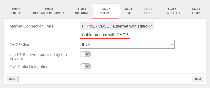 UTM v12.6 Installationsassistent Schritt 4 Kabelmodem DHCP-en.png