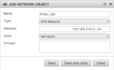 Datei:UTM v12.5 SSL-VPN zu IPSec Netzwerkobjekt IPSec Ziel StandortA.png