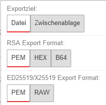 Datei:UTM v12.6 Schluessel Exporteinstellungen.png