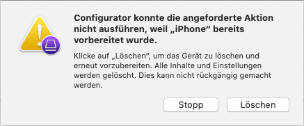 Datei:Apple Configurator Fehler bereits-vorbereitet.png