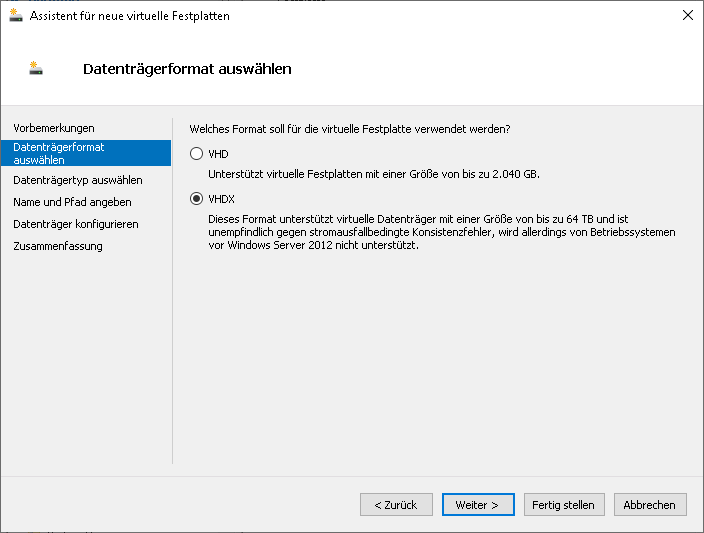 UMA3.3 HyperV Erweiterung-Hauptspeicher Datenträgerformat.png