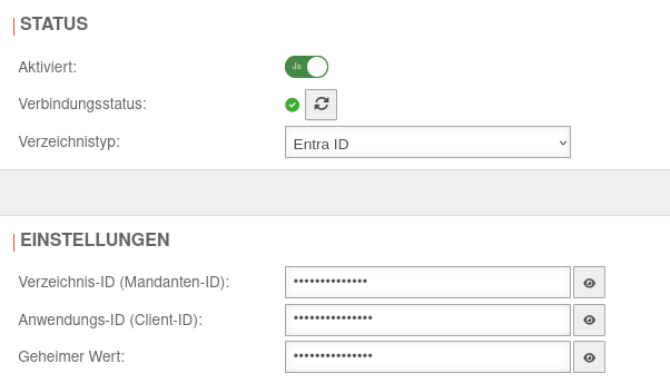 UTM v12.7.0 Authentifizierung AD LDAP Status Entra ID.png
