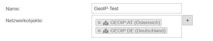 UTM v12.6 GeoIP Netzwerkobjekte Gruppe hinzufügen GeoIP-Test.png