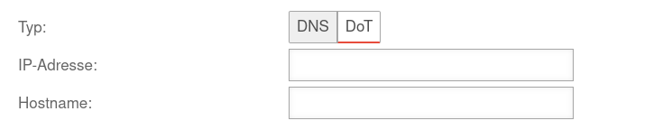 UTM v14.0 Anwendungen Nameserver DNS Forwarding hinzufügen DoT.png