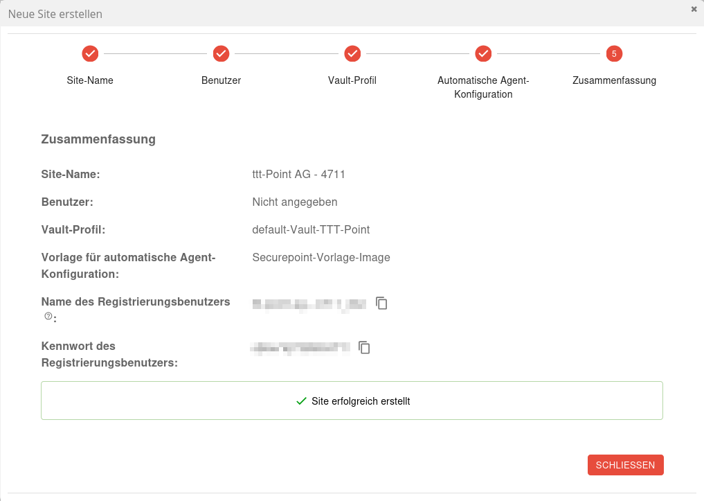 Datei:SUB Sites Wizard Schritt 5 Zugangsdaten erstellt.png