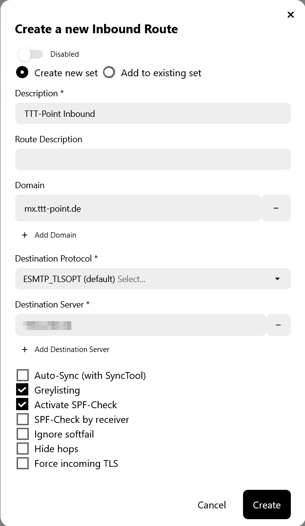 MaS 1.0 Ersteinrichtung Eingehend TTT-Point-en.png