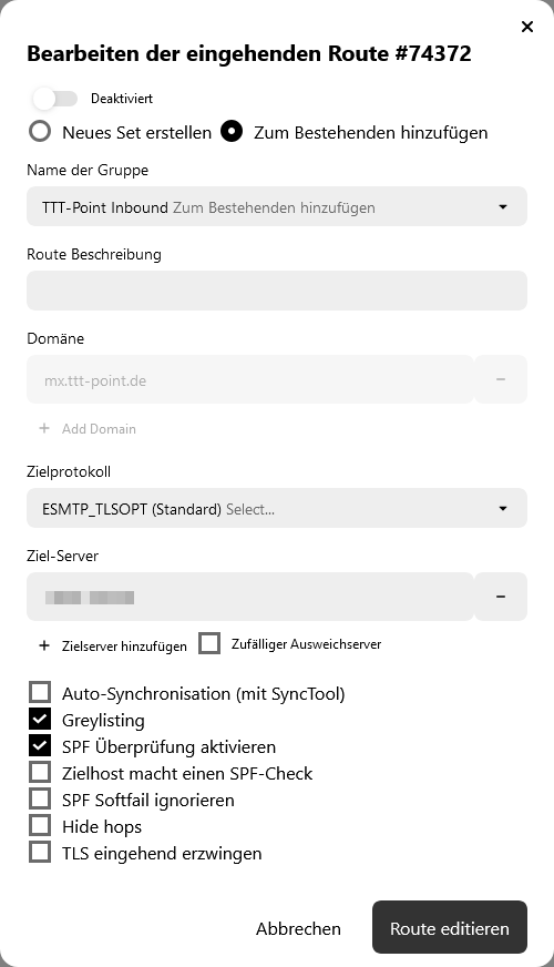 MaS 1.0 Mailsecurity Eingehend Routen bearbeiten.png