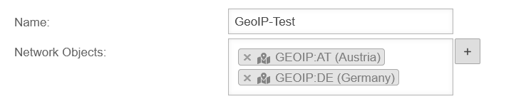 UTM v12.6 GeoIP Netzwerkobjekte Gruppe hinzufügen GeoIP-Test-en.png