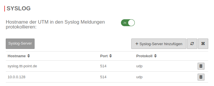 Datei:UTM v12.6 Servereinstellungen Syslog.png