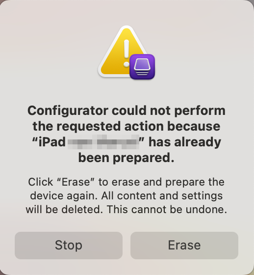 Macos 14.5 Configurator Fehler bereits-vorbereitet-en.png