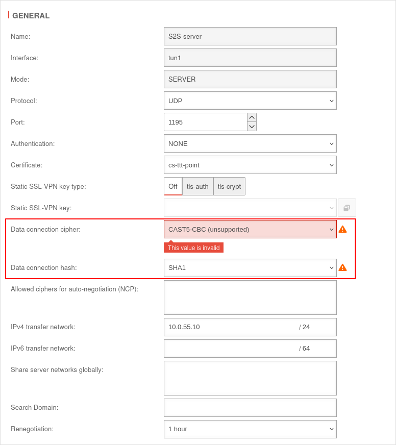Datei:UTM v14.1.5 SSL-VPN S2S SSL-VPN bearbeiten Cast5-en.png