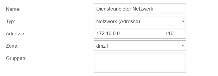 UTM v12.6 Szenario Drittanbieter-Router Netzwerkobjekt Dienstanbierter-Netzwerk hinzufuegen.png