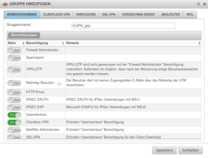 Datei:UTM v12.4 Authentifizierung Benutzer Gruppen hinzufügen Berechtigungen.png