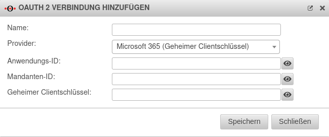 Datei:UTM v12.4 Anwendungen Mail Connector OAuth 2 Verbindung hinzufügen Microsoft Geheimer Schlüssel.png