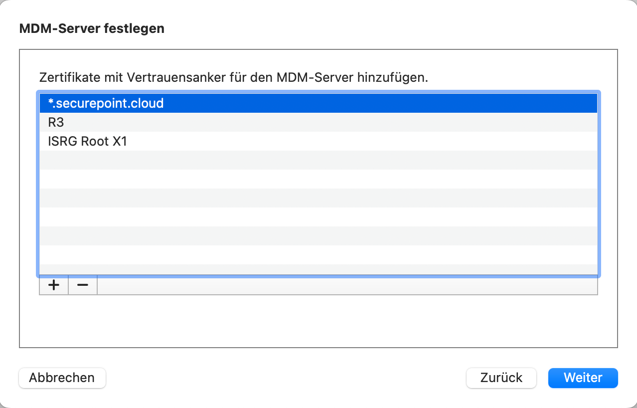 MacOS 14.5 Configurator MDM-festlegen Zertifikat.png