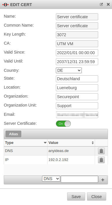 Datei:UTM v12.5.1 Authentifizierung Zertifikat Server-Cert Anpassung-en.png